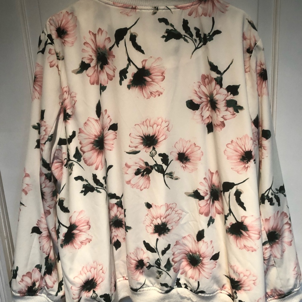Floral Bomber Jacket